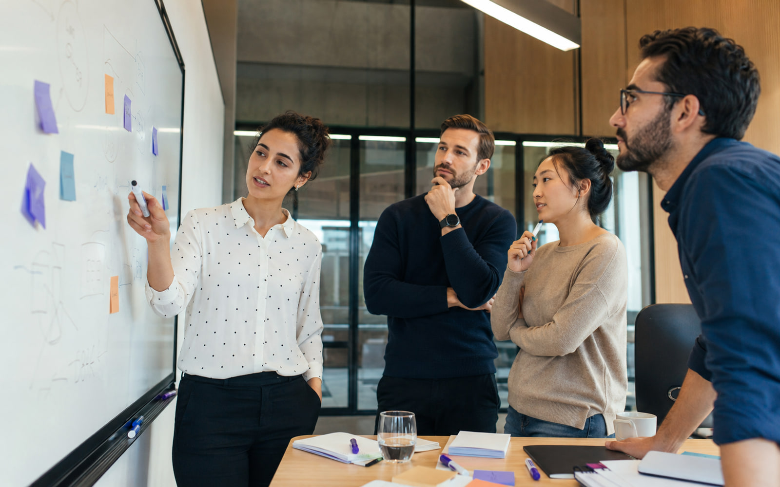 Vomenta team collaborating on product direction